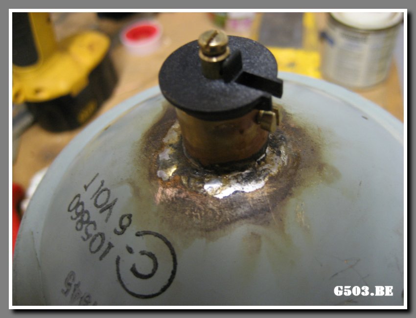 Bulb Holder Soldered In